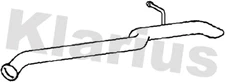 Klarius tail pipe fits Citroën dispatch expert 1.6hd lw 07- CN640B