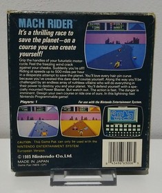 NES Spiel MACH RIDER - EUROPEAN VERSION in OVP (klein) mit Anleitung A1263