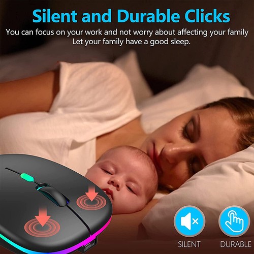 2.4 GHz Cordless Wireless Optical Mouse Mice Laptop PC Computer + USB Receiver - Picture 8 of 16
