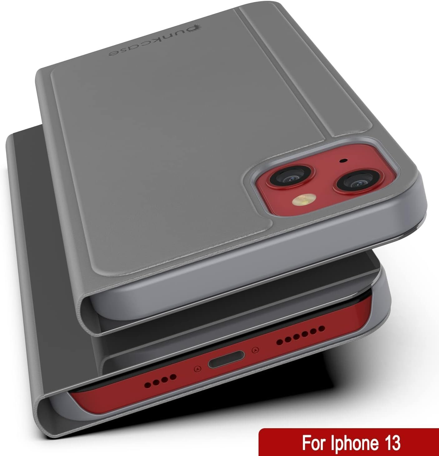 Punkcase Reflective Case iPhone 13 Flip Protective ScratchResistant