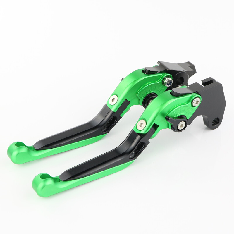 Folding Clutch Brake Lever Kawasaki Ninja 650R ER-6F 2009-2016 Green