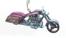 Christmas Ornament for Purple Motorcycle Chopper Parking Enforcement