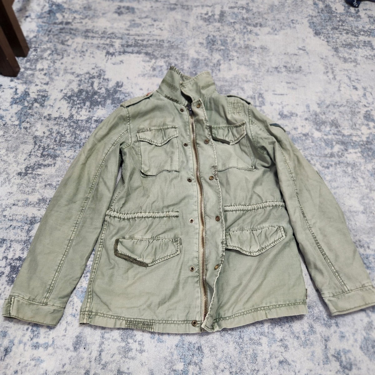 Buffalo David Bitton Javota Mens Jacket Olive Green Zs M | eBay