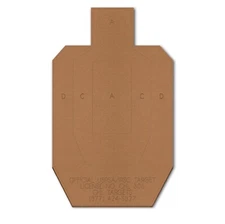 Official USPSA Cardboard Targets, Competition Torso Target