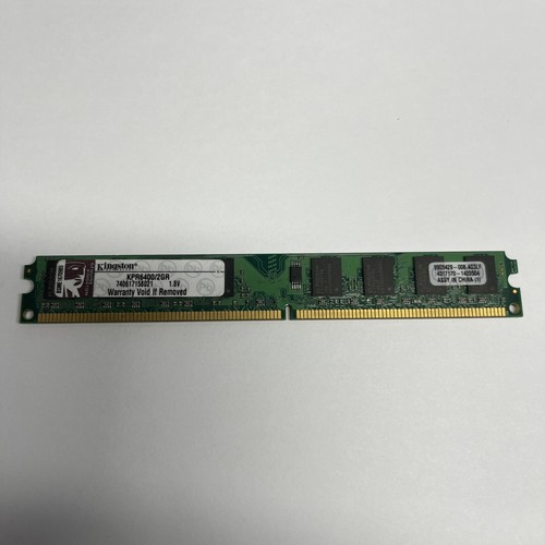 2GB DDR2 PC2-6400 800MHz DIMM (Kingston KPR6400/2GR Memory RAM 9905429-008 A03LF - Picture 1 of 4