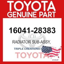 Genuine Toyota 16041-28383 Radiator Sub-Assy 1604128383 OEM