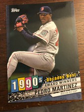 2020 Topps Series 1 Decades Best Award Winners 1990's Pedro Martinez DB-62 BLUE