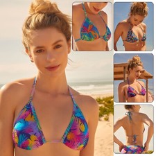 Kiniki Women's Tan Through Bikini Top - Super Quick Drying, Ultra Lightweight.