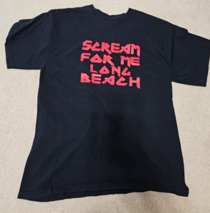 Scream for Me Long Beach tee shirt Iron Maiden live after death Large dickenson