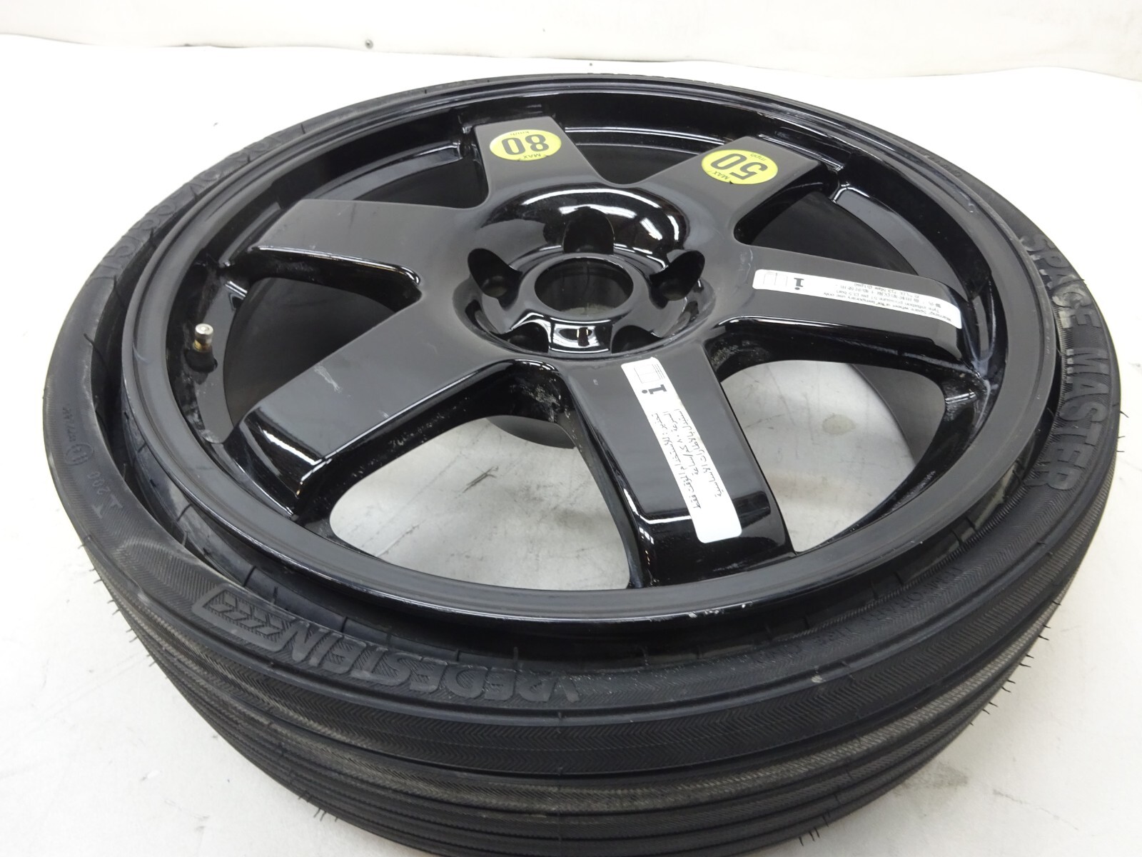 14-17 Maserati Ghibli Emergency Spare Tire Wheel Donut Rim 6.00x18 OEM DE230882