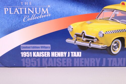 LE131 SUN STAR 5105 Voiture 1/18 Kaiser Henry J Taxi 1951 jaune EDL - Bild 9 von 9