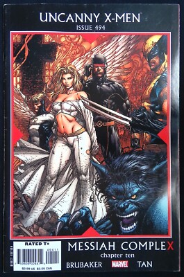 UNCANNY X-MEN VOL. 1 #494 ~ FN- 2008 MARVEL COMICS ~ DAVID FINCH COVER, TAN ART