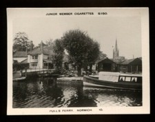 Tobacco Card, Pattreiouex, SCENES, G1-50, 1927, Pulls Ferry Norwich, #10