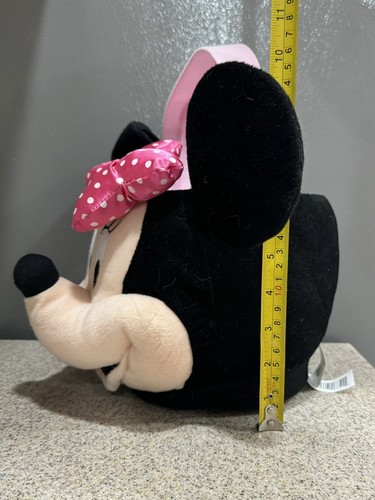 Disney Minnie Mouse Plush Easter Halloween Basket Stuffed Bow Pink - Picture 2 of 10