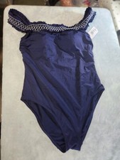 Women's swimwear size 16 BNWT M S swimsuit Navy NEW