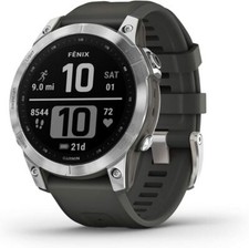 Garmin Fenix 7 Unisex Adults Smartwatch - Silver 010-02540-00 