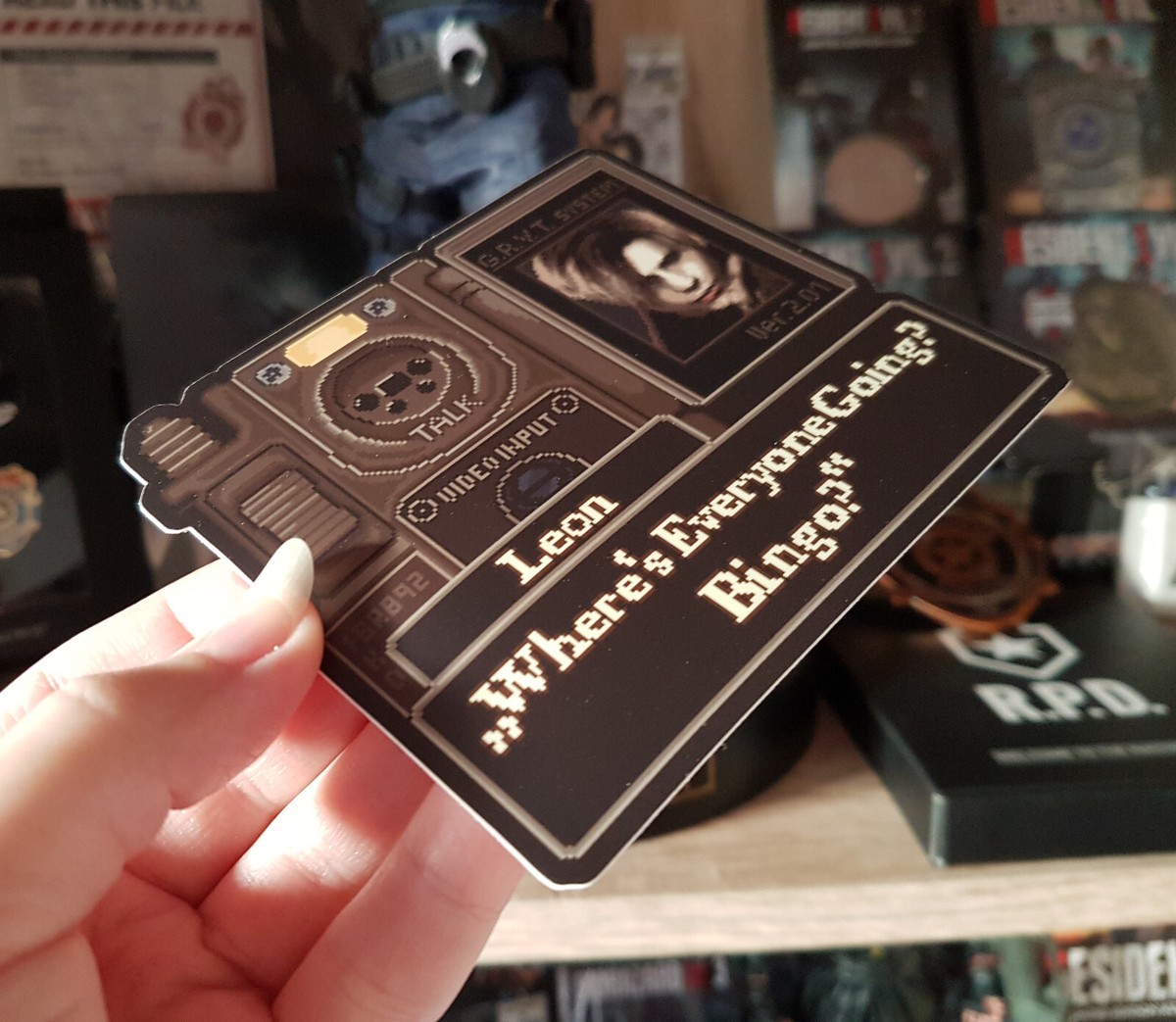 Leon Kennedy Sticker, Resident Evil, Vinyl, Funny, Game, Gaming, Pixel Art  | eBay