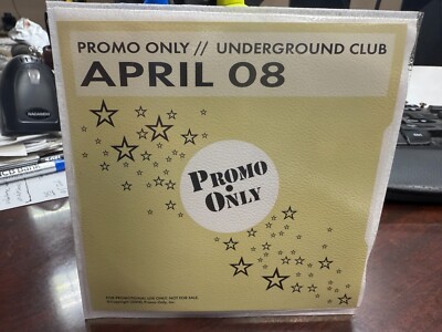 PROMO ONLY UNDERGROUND CLUB CD APRIL 2008 NEW
