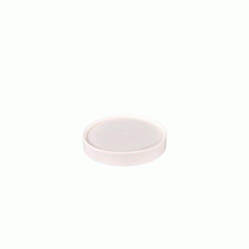 Tapa ventilada de papel blanco MarketPro 8-16 oz | 500 por estuche - Imagen 2 de 3