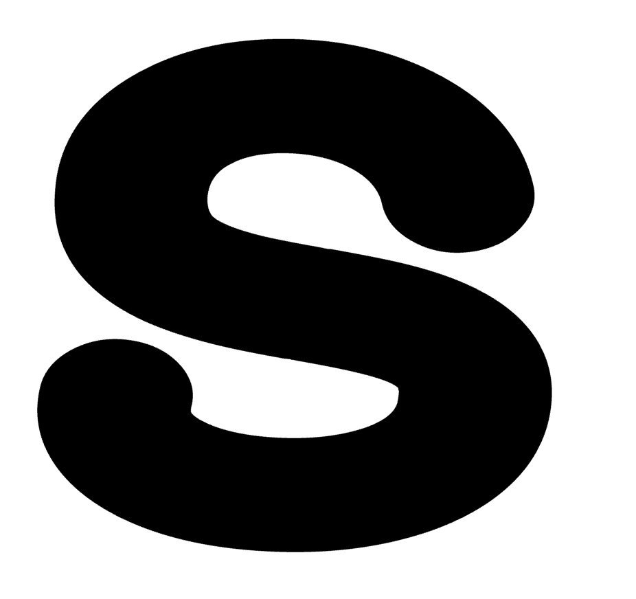 S Monogram Initial Letter Big Time Font Vinyl Decal Sticker A1658