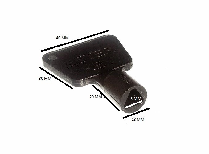 RtottiM 3 Chiavi Triangolari In Metallo Nero Chiave Triangolare Per Armadietto E