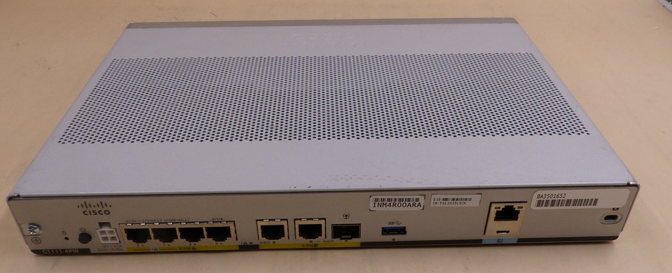 K71129314 Cisco C1111-4P V01 1点【通電OK】080212 Cisco C1111-4P
