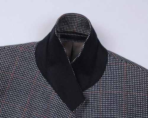 Mens HUGO BOSS ing Loro Piana Vintage Artemis Wool Cashmere Plaid Gray Blazer 48 - Picture 20 of 23