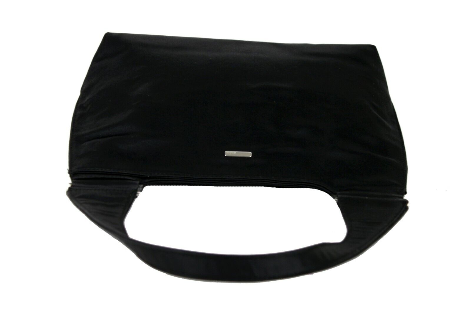 Auth GUCCI  Black Nylon Mini Shoulder Bag Hand Ba… - image 4