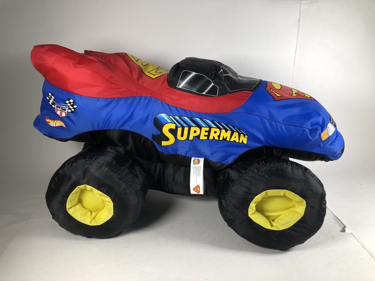 Good Stuff Plush Hot Wheels Superman Nylon Car Stuffed Toy 15” Red