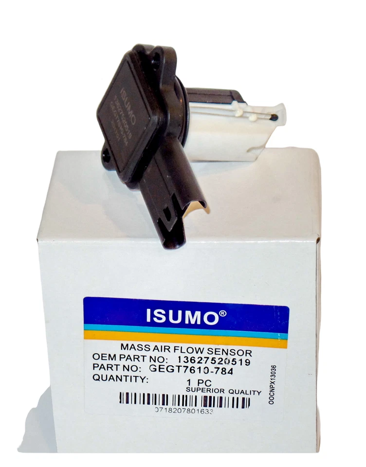 Sensor de flujo de aire de masa 13627520519 se adapta a: 323i 325i 325xi 330i 330xi Foto 3 de 4