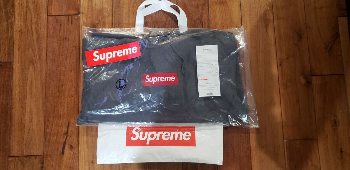 Supreme Box Logo Hooded Hoodie Charcoal Large IN HAND FW21 Fast Ship!