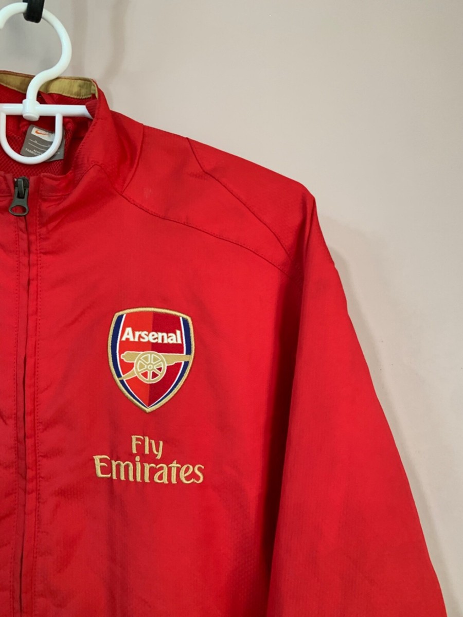Arsenal London Full Zip Football Jacket Nike Soccer Size Youth L