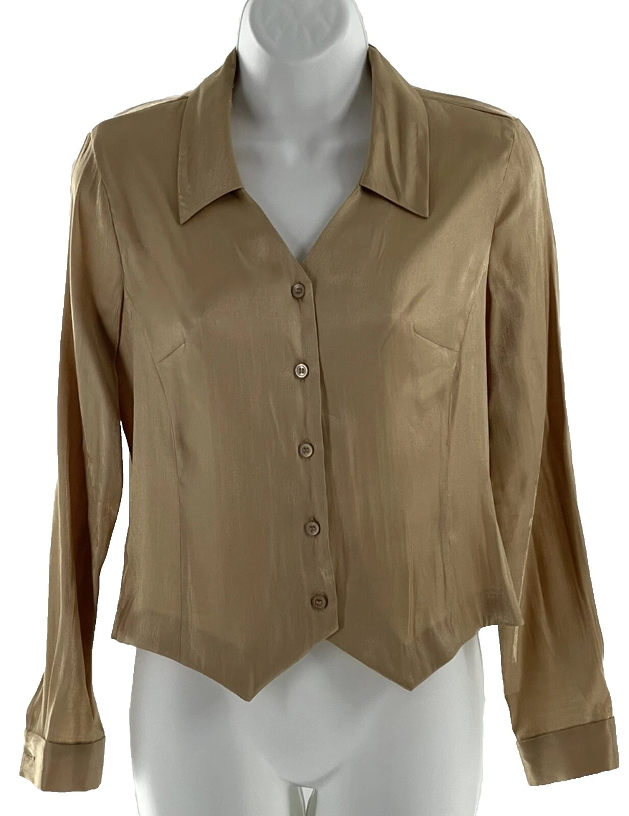 Liz Claiborne Solid Business Blouse Tops for Women