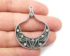 Leaves Charms, Dangle Charms Antique Silver Plated jewelry accessories