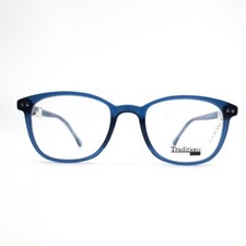 Traditions T 36 COL 50 Blue Crystal Square Round Eyeglasses Frames 49-20-145 mm