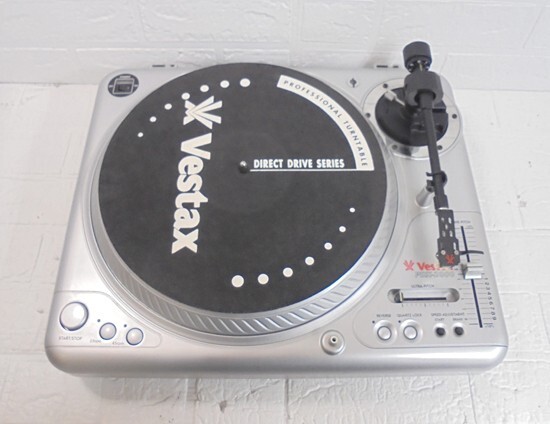 Vestax Turntable PDX-2000 Direct Drive Series Silver Good GP