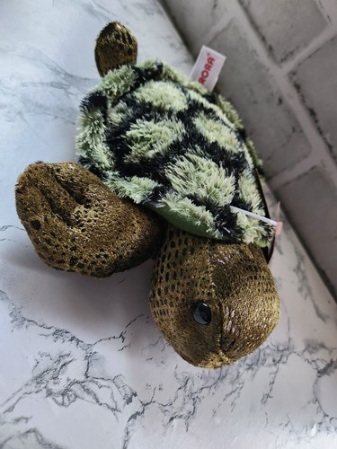 Aurora Sea Turtle Splish Splash 8 inch Flopsie Plush NEW NWT - Picture 5 of 9
