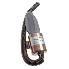 Fuel Stop Solenoid Valve 24V 332/J5060 716/30091 for JCB JZ140 JS330XD JS460-T2