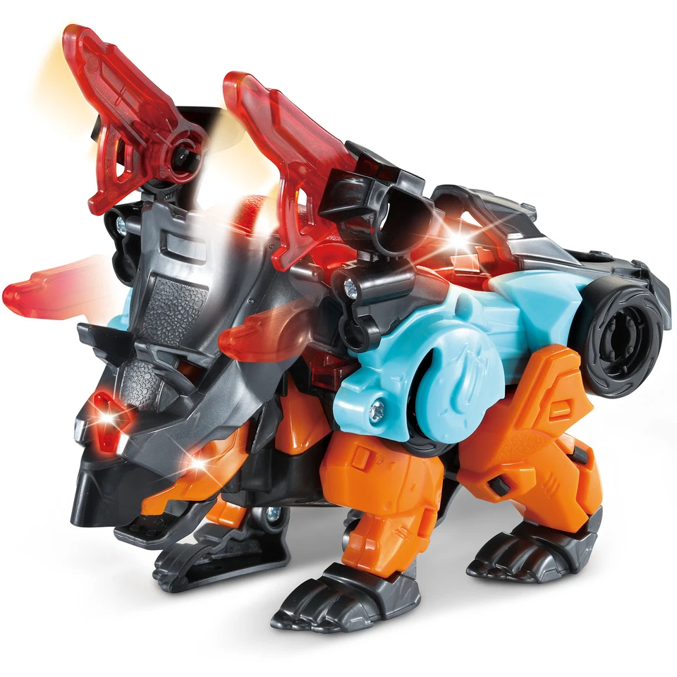 VTech Switch & Go Dinos - Combo Triceratops, Spielfigur - Bild 4 von 4