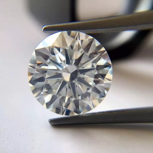 Loose CVD Lab-Grown Diamond 9.50 mm Round D Color IF Clarity Certified -3.00 Ct. - 第 1/8 張圖片
