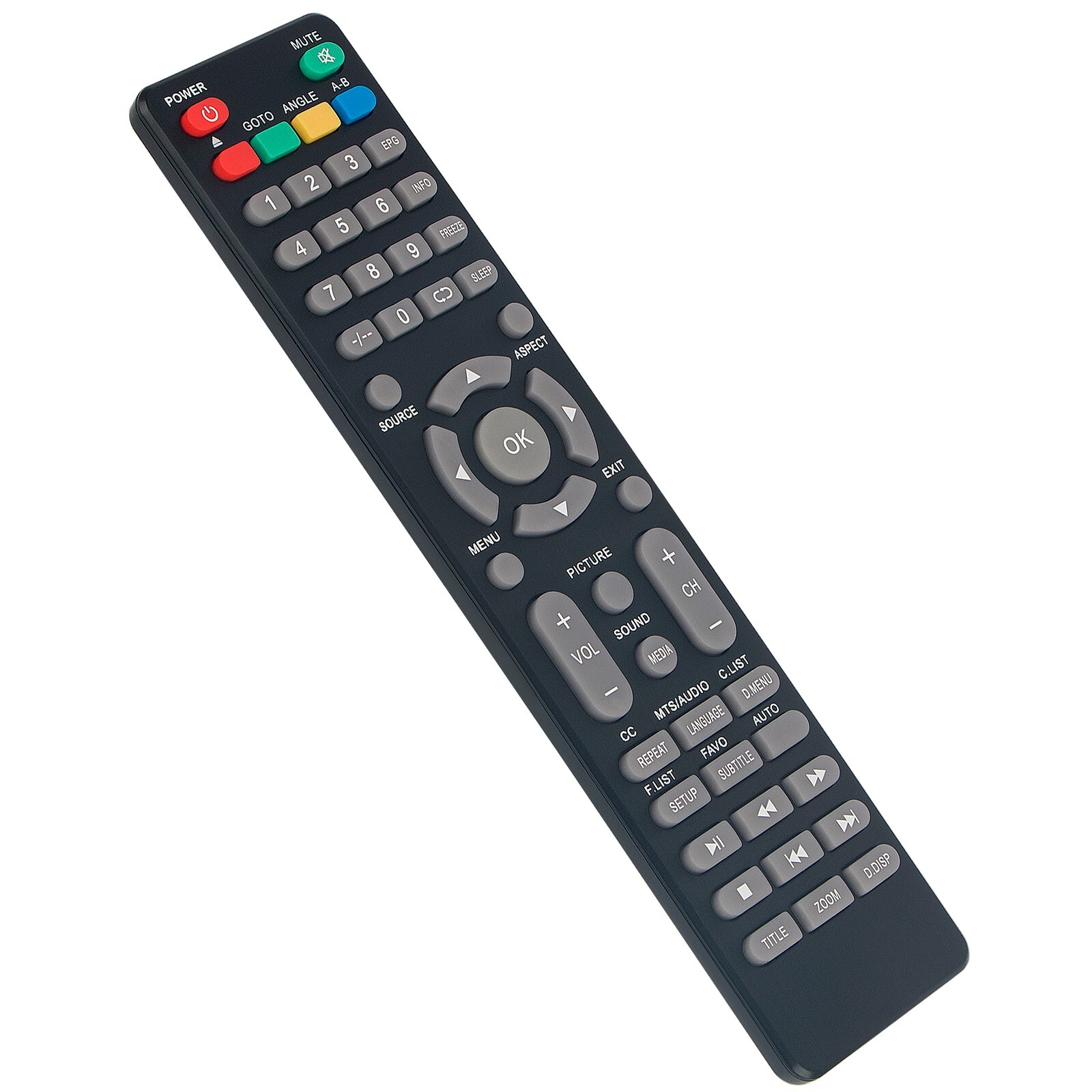 New SC2124 Replace Remote for AXESS TV TVD1805-19 TV1703-40 TV1705-15 ...