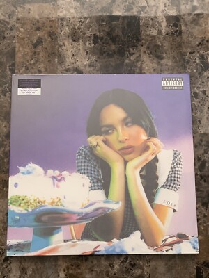 Olivia Rodrigo Sour LP Blue Neon Translucent Vinyl Limited Edition