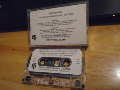 RARE PROMO Dave Grusin CASSETTE TAPE Gershwin Connection jazz CHICK COREA Don 91