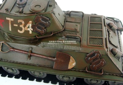 1940 Soviet T-34 main battle tank Wrought iron handmade display