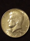 (1) ONE 1968 D Kennedy Half Dollar 40% SILVER US Mint Coin BU+ Coins