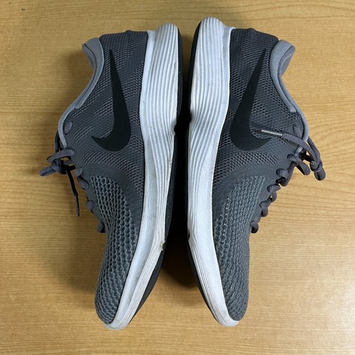 Nike Mens Revolution 4 Gray Running Shoes Size 9.5 - Picture 4 of 7