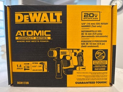 DeWalt Atomic 20V Max 5/8 in SDS Plus Rotary Hammer Brushless Tool Only DCH172B