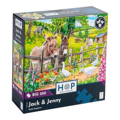 Das Haus der Puzzles, Jack & Jenny, großes 250-teiliges Puzzle