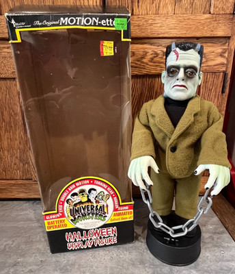 Vintage 1992 Telco FRANKENSTEIN Monster Halloween Motionette SOUND but NO MOTION