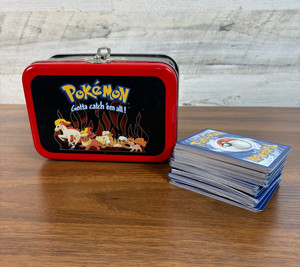 pokemon card tins ebay Pokmon Lot Of 3 Card Tins 33 Cards Each Tin (j)